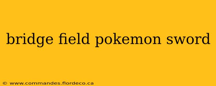 bridge field pokemon sword