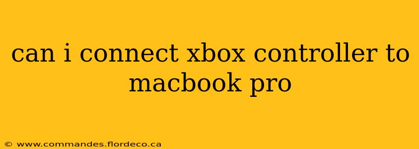 can i connect xbox controller to macbook pro