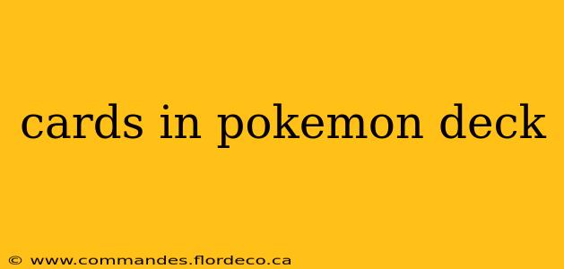 cards in pokemon deck