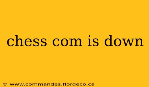 chess com is down