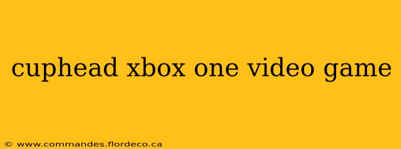 cuphead xbox one video game
