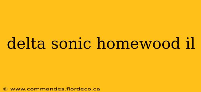 delta sonic homewood il