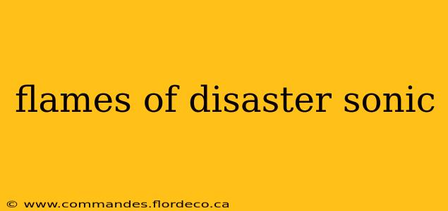 flames of disaster sonic