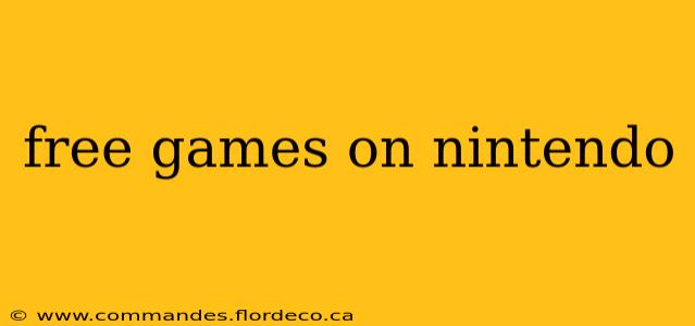 free games on nintendo