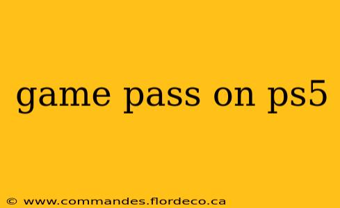 game pass on ps5