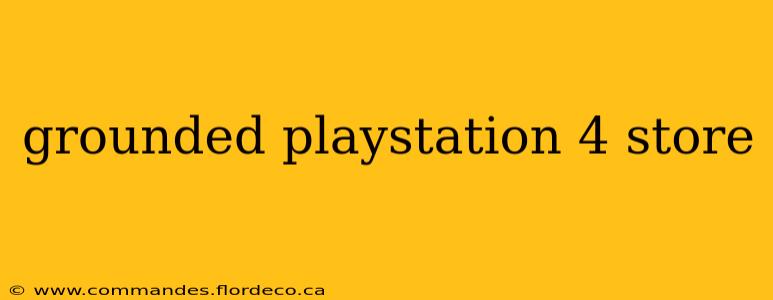 grounded playstation 4 store