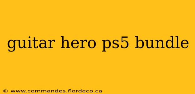 guitar hero ps5 bundle