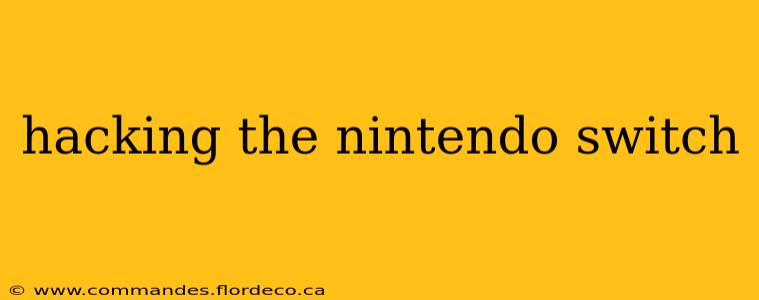 hacking the nintendo switch