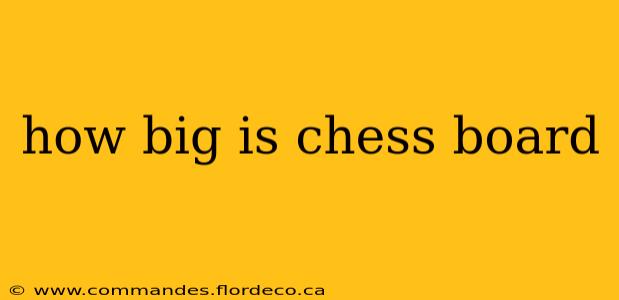 how big is chess board