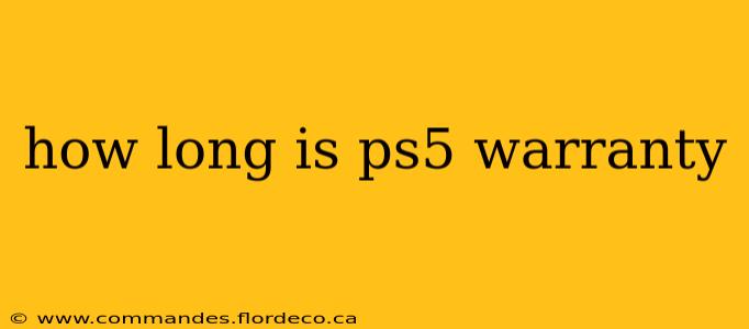 how long is ps5 warranty