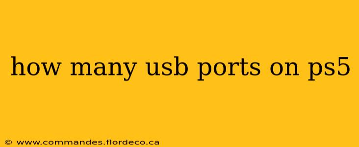 how many usb ports on ps5