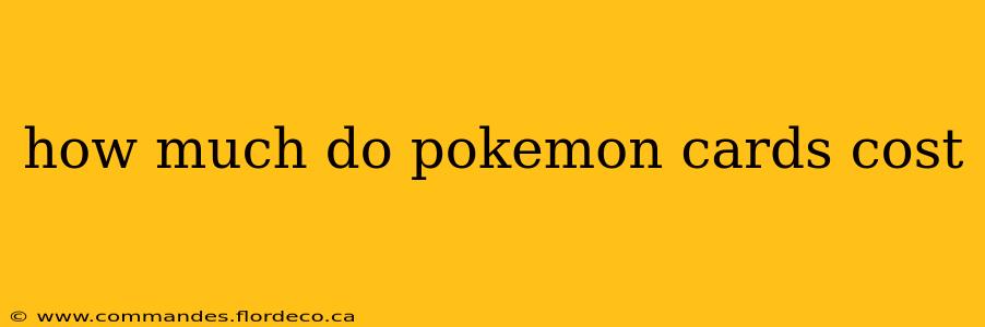 how much do pokemon cards cost