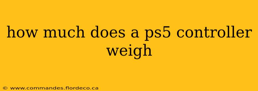 how much does a ps5 controller weigh