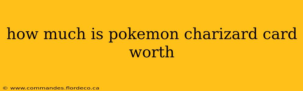 how much is pokemon charizard card worth