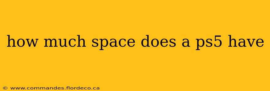 how much space does a ps5 have
