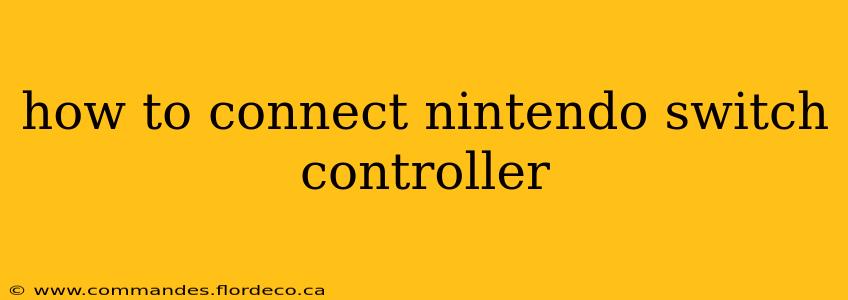 how to connect nintendo switch controller
