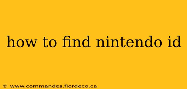 how to find nintendo id