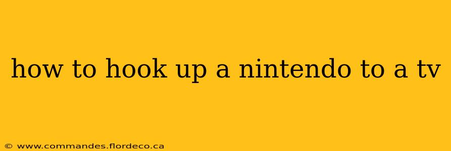 how to hook up a nintendo to a tv