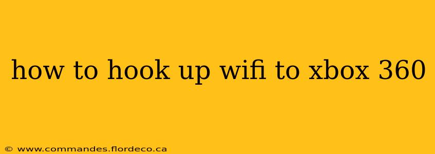 how to hook up wifi to xbox 360