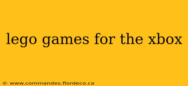 lego games for the xbox
