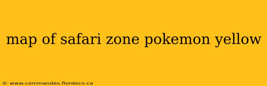 map of safari zone pokemon yellow