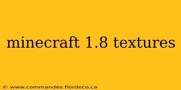 minecraft 1.8 textures