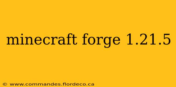 minecraft forge 1.21.5