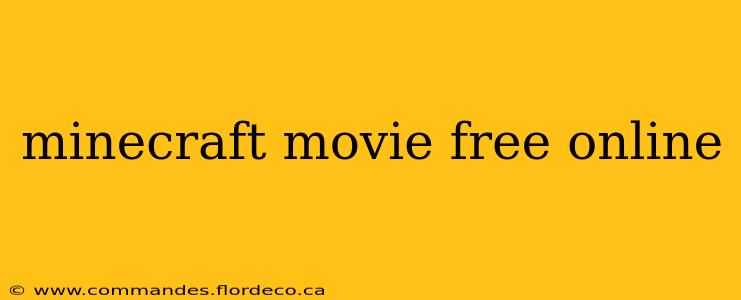 minecraft movie free online
