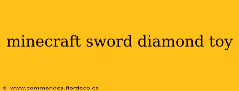 minecraft sword diamond toy