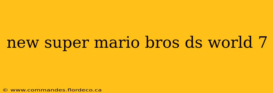 new super mario bros ds world 7