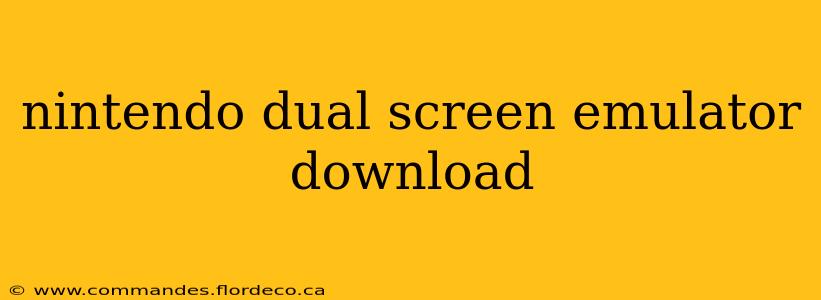 nintendo dual screen emulator download