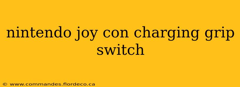 nintendo joy con charging grip switch