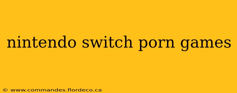 nintendo switch porn games