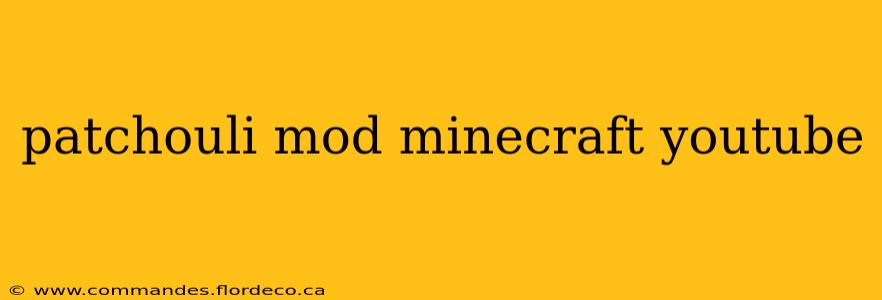 patchouli mod minecraft youtube