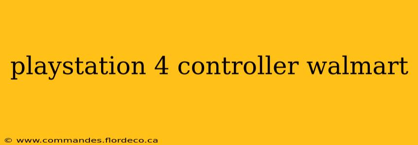 playstation 4 controller walmart
