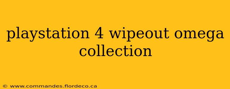 playstation 4 wipeout omega collection