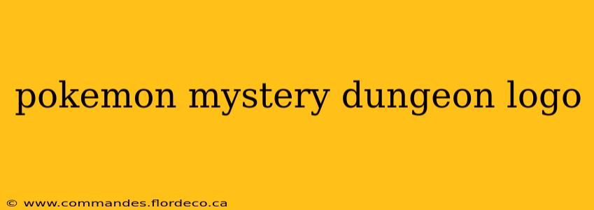 pokemon mystery dungeon logo