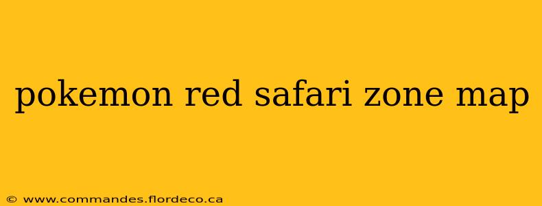 pokemon red safari zone map