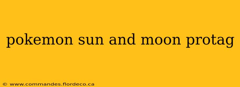 pokemon sun and moon protag