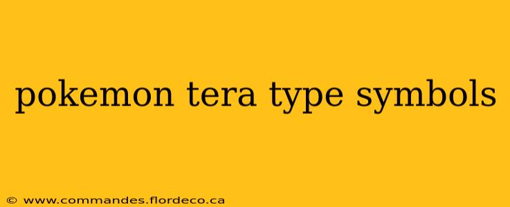 pokemon tera type symbols