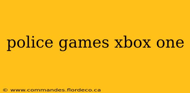 police games xbox one