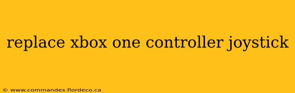 replace xbox one controller joystick