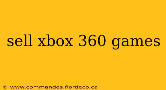 sell xbox 360 games