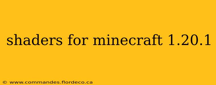 shaders for minecraft 1.20.1
