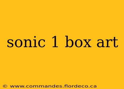 sonic 1 box art