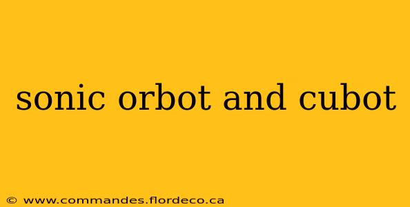 sonic orbot and cubot