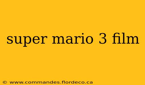 super mario 3 film