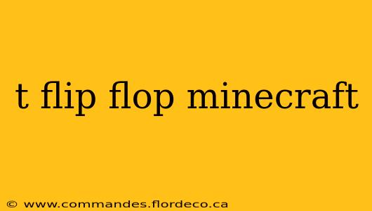 t flip flop minecraft