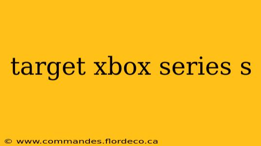 target xbox series s