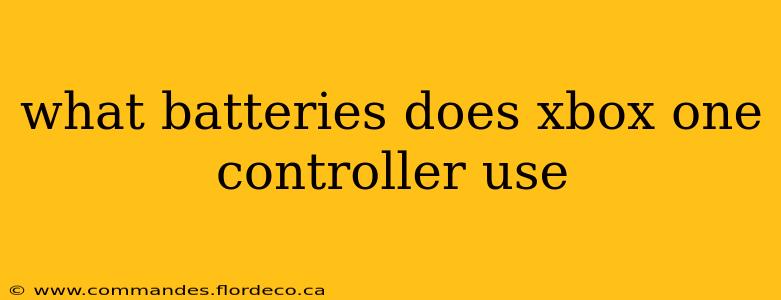 what batteries does xbox one controller use